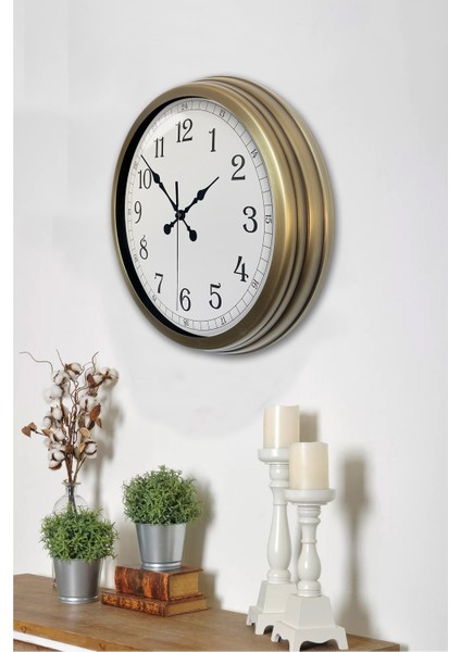 40 cm Eskitme Metal Klasik Duvar Saati modelleri