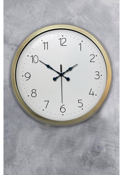 40 cm Eskitme Metal Klasik Duvar Saati