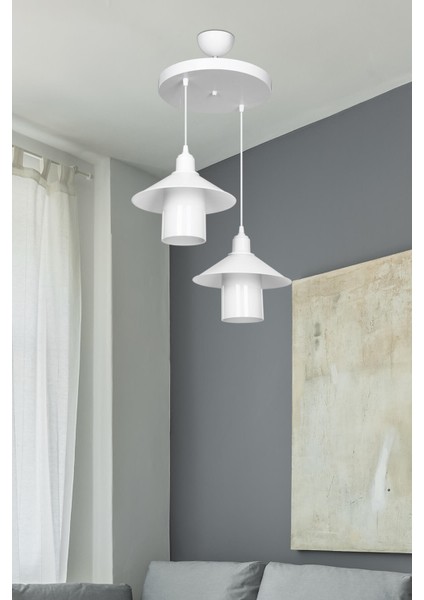 Inka 2 Li Beyaz Optik Opal Başlıklı