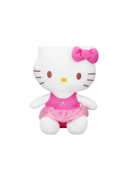 Hello Kitty Fiyonklu Peluş 36 Cm. Pembe