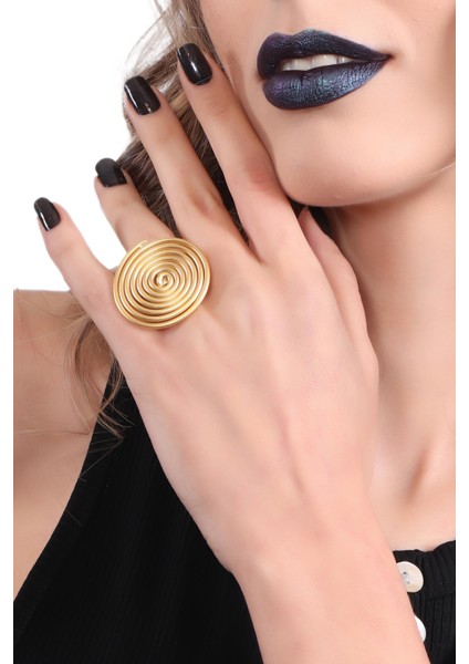 Kadın Altın Renk Kaplama Ayarlanabilir Tel Sarma El Yapımı Yüzük fiyatları