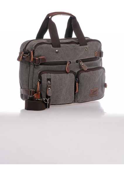 CTV1278-0078 Gri Unisex Evrak ve Sırt Çantası