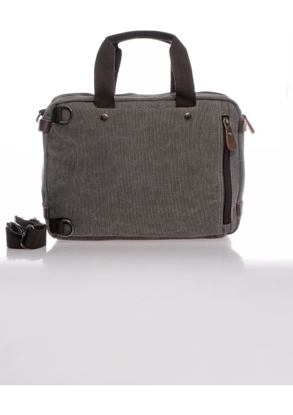 CTV1278-0078 Gri Unisex Evrak ve Sırt Çantası