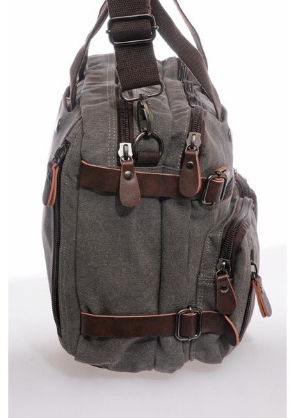 CTV1278-0078 Gri Unisex Evrak ve Sırt Çantası