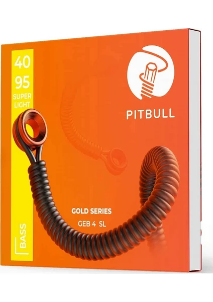 Pitbull Strings Gold Seri Geb-4 Sl Super Light Takım Tel Bas Gitar Teli 40-095