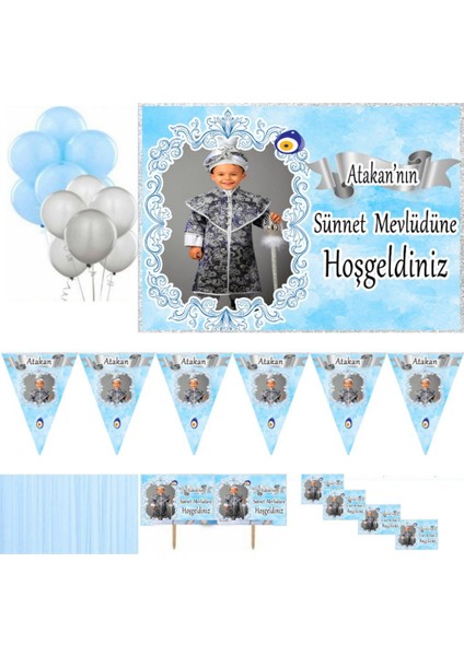 Sünnet Kişiye Özel Gümüş Parti Seti