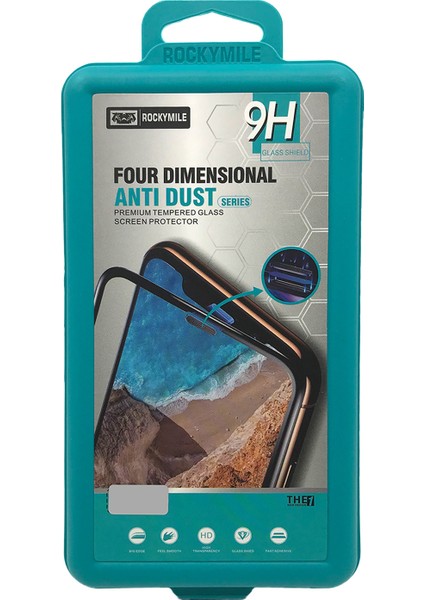 Apple iPhone 12 Pro Max Uyumlu Rockymile 5d Full Cam Koruyucu