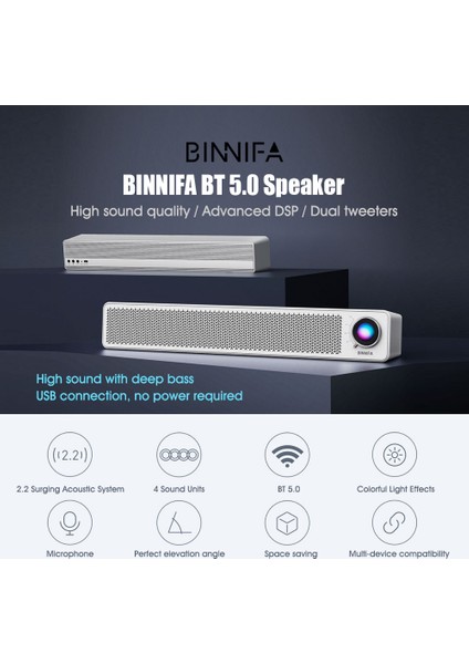 Masaüstü Bt 5.0 Bilgisayar Hoparlörü Hifi Stereo modelleri
