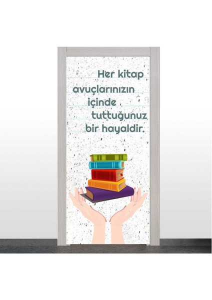 Kütüphane Kapı Giydirme
