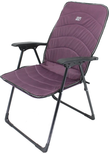 Quatro Katlanır Kamp Sandalyesi - Balıkçı Sandalyesi (Vişne)