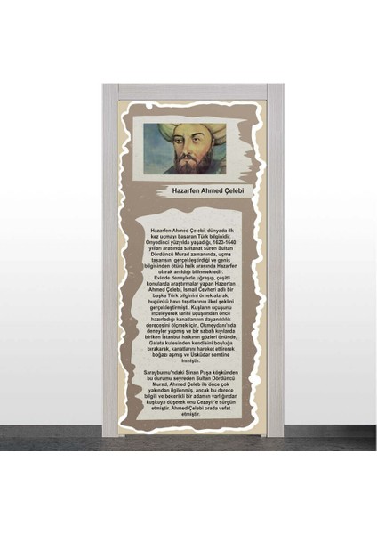 Hezarfen Ahmet Çelebi Kapı Giydirme