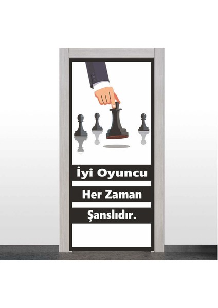 Satranç Sınıfı Kapı Giydirme