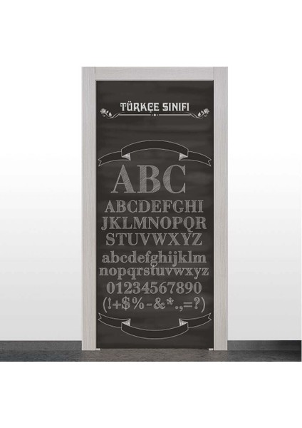 Türkçe Sınıfı Kapı Giydirme