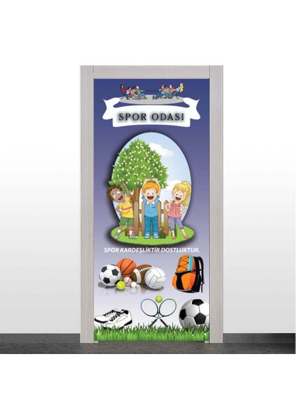 Spor Odası Kapı Giydirme 1