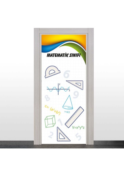 Matematik Sınıfı Kapı Giydirme