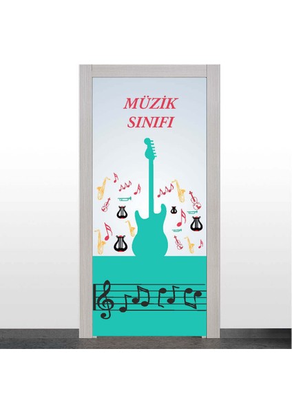 Müzik Sınıfı Kapı Giydirme