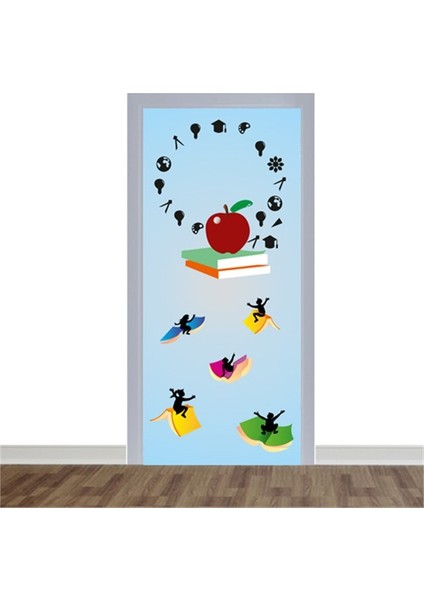 Kütüphane Kapı Giydirme 1