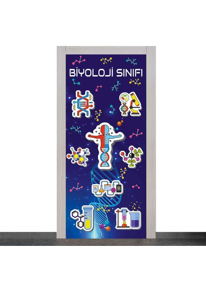 Biyoloji Sınıfı Kapı Giydirme