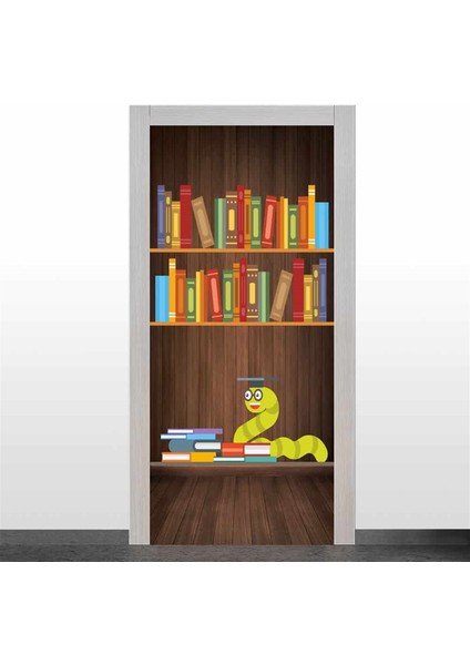 Kütüphane Kapı Giydirme