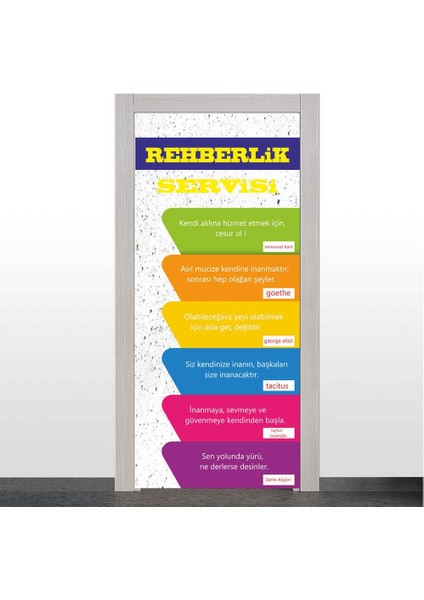 Rehberlik Servisi Kapı Giydirme