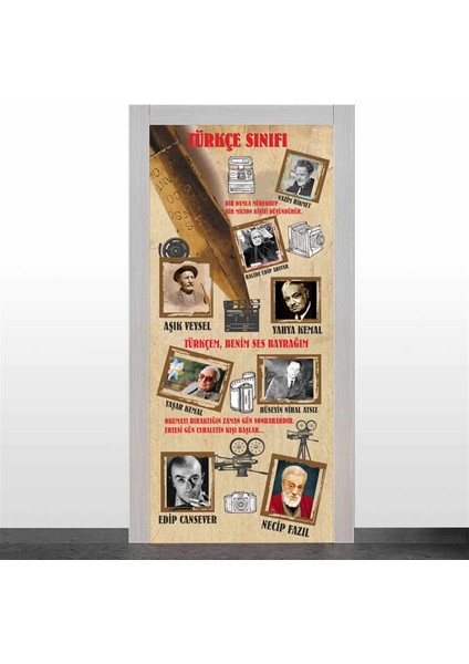 Türkçe Sınıf Kapı Giydirme