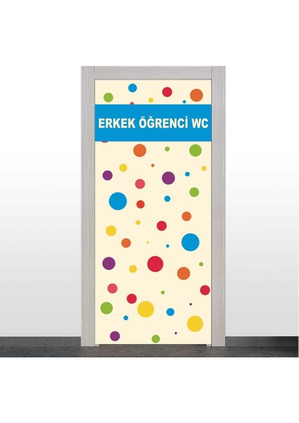Erkek Öğrenci Wc Kapı Giydirme