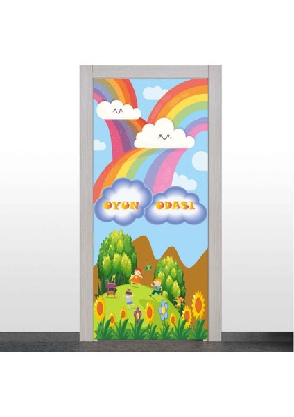 Oyun Odası Anaokulu Kapı Giydirme