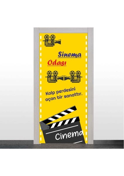Kalp Perdesini Açan Bir Sanattır ( Sinema Odası Kapı Giydirme )