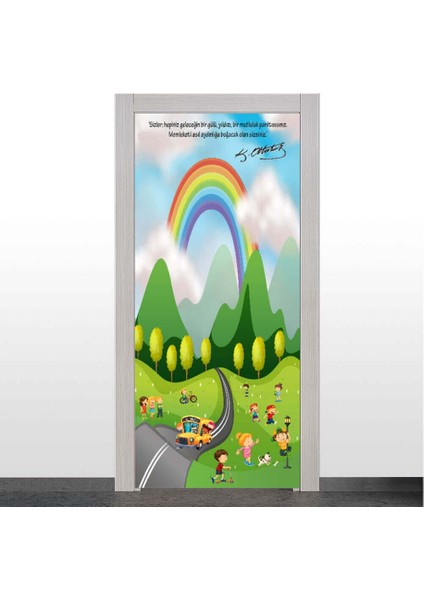 Anaokulu Kapı Giydirme