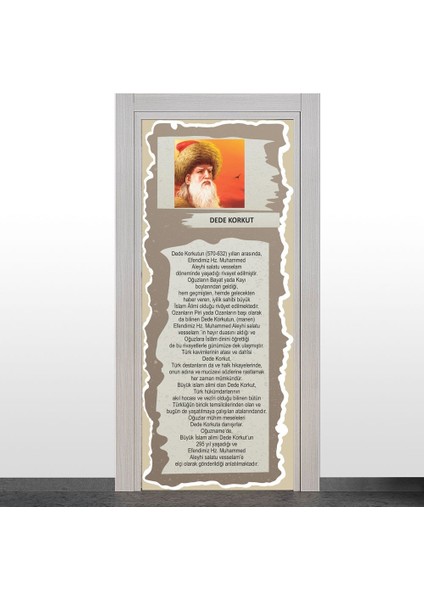 Türk Büyükleri Kapı Giydirme (Dede Korkut)