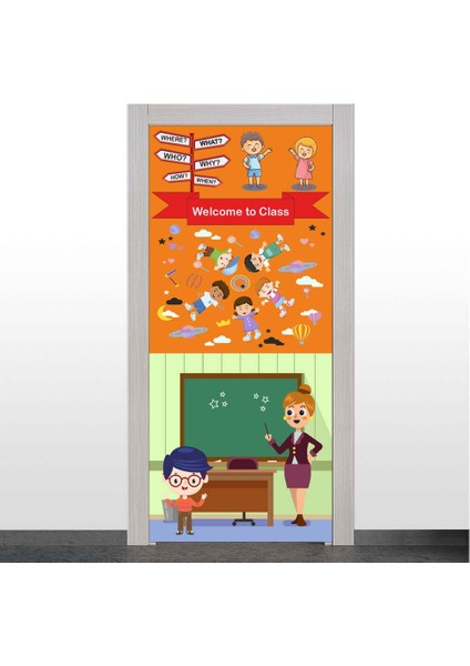 Ingilizce Sınıfı Kapı Giydirme