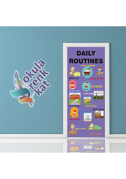 Ingilizce Sınıfı Kapı Giydirme