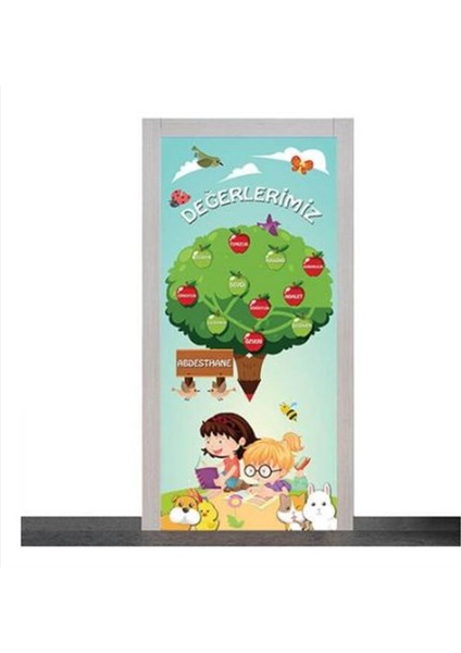 Abdesthane ( Değerler ) Kapı Giydirme