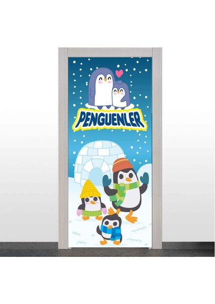 Penguenler Kapı Giydirme