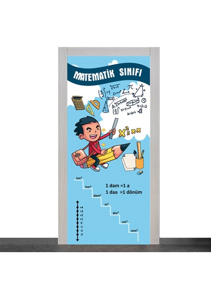 Matematik Dersliği Kapı Giydirme
