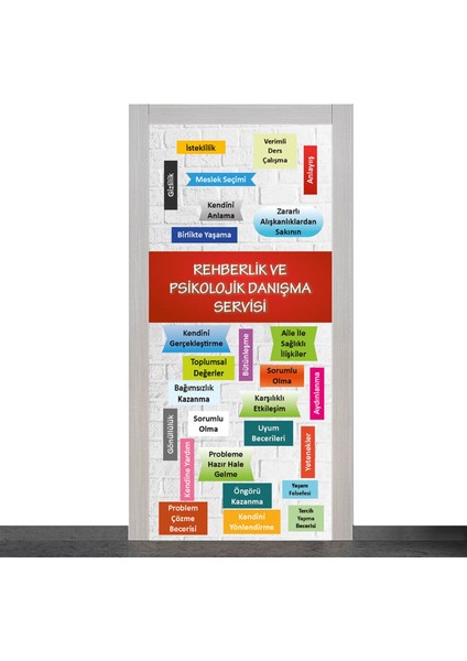 Rehberlik Odası Kapı Giydirme