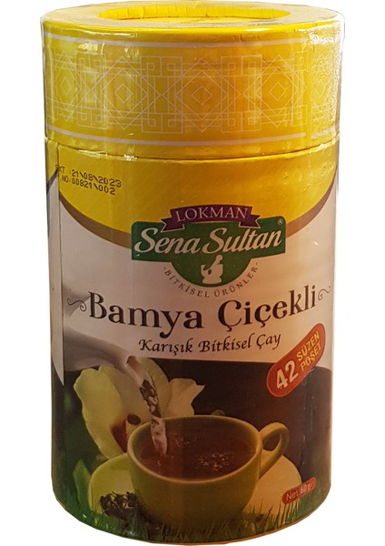 Sena Sultan Bamya Çiçekli Karışık Bitkisel Çay 42 Süzen Poşet