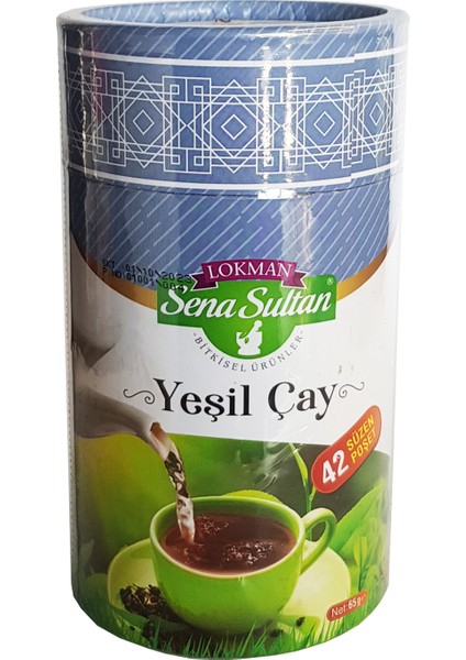 Yeşilçay Karışık Bitkisel Çay 42 Süzen Poşet Yeşil Çay