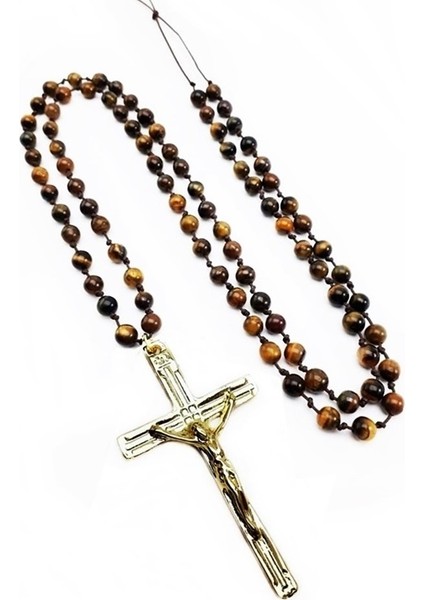 Kaplangözü Doğal Taş Çarmıh Haç Kolye