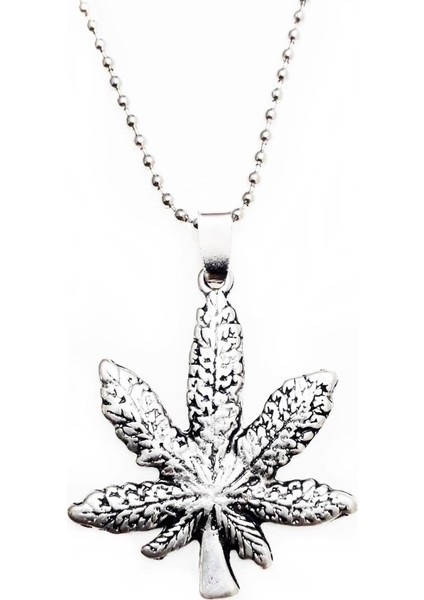 Marijuana Yaprak Erkek Kolye