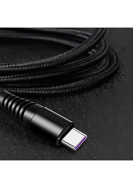 5A Ultra Hızlı Şarj USB Şarj Kablosu Type-C 1 mt AL-33868