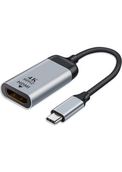 4K HDMI To Type-C Dönüştürücü Adaptör 60Hz 20CM AL-33726