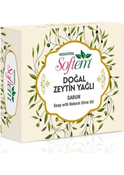 Doğal Zeytin Yağlı Sabun 130 gr Aksu Vital Zeytinyağlı