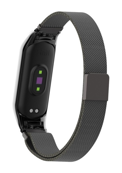 Xiaomi Mi Band 5 Metal Kayış Kordon Milano Loop AL-33490