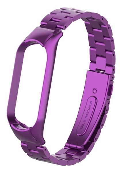 Xiaomi Mi Band 5 Stainless Steel 3 Bakla Çelik Kayış Kordon AL-33493