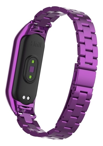 Xiaomi Mi Band 5 Stainless Steel 3 Bakla Çelik Kayış Kordon AL-33493 modelleri
