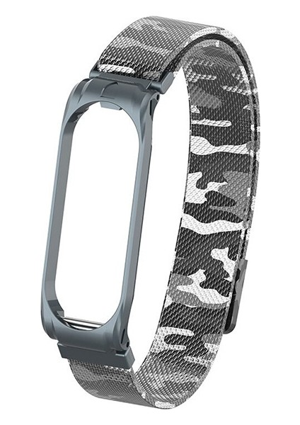 Xiaomi Mi Band 5 Metal Kayış Kordon Milano Loop AL-33490