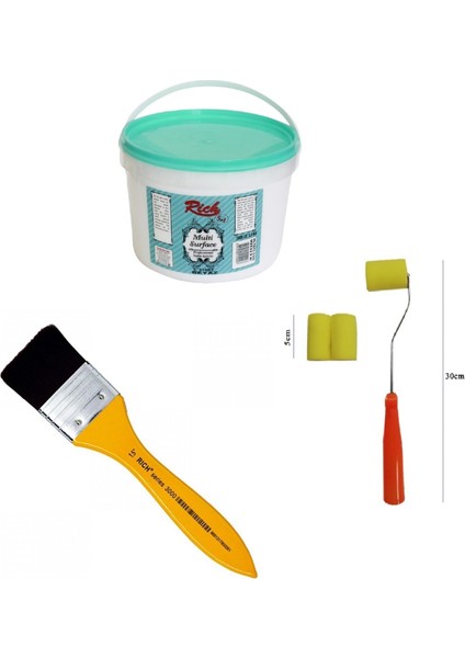 Multi Surface 2500 cc 2100 Beyaz Fırça Set