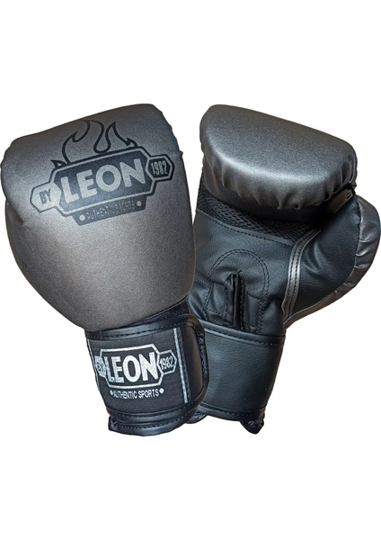 By Leon 1982 Leon Blade Training Boks, Kick Boks ve Muay Thai Eldiveni Gri