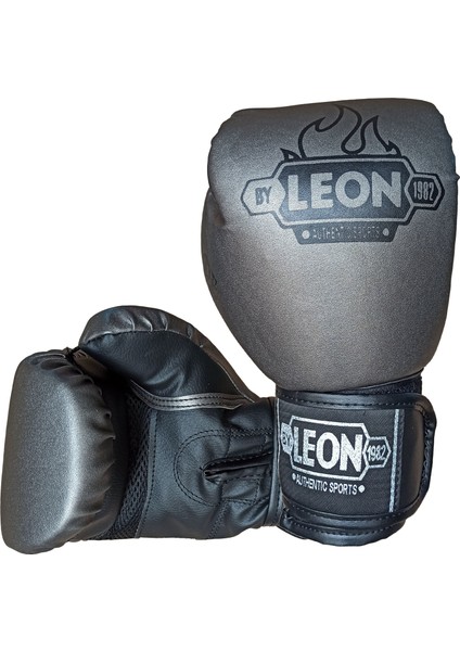 By Leon 1982 Leon Blade Training Boks, Kick Boks ve Muay Thai Eldiveni Gri